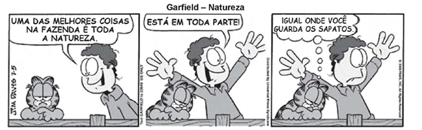 Charge Garfield - Natureza