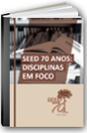 Capa do encarte Seed 70 anos: disciplinas em Foco