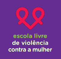 selo da campanha escola livre de violencia