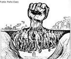 Ilustração de diferentes trabalhadores e instrumentos de trabalho. Simboliza a unidade pela luta e conquista dos direitos trabalhistas. <br /> <br /> Palavras-chave: Datas Especiais. 1º de maio. Dia do Trabalho